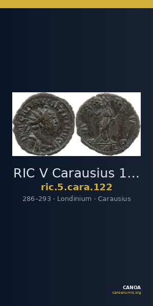 RIC V Carausius 122 — CANOA