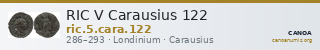 RIC V Carausius 122 — CANOA