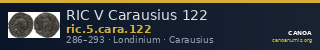 RIC V Carausius 122 — CANOA