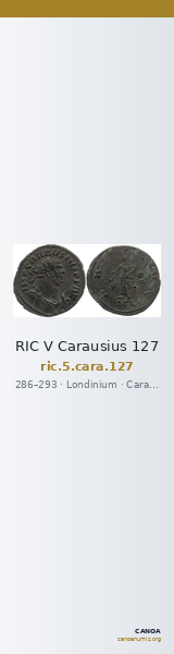 RIC V Carausius 127 — CANOA