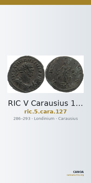 RIC V Carausius 127 — CANOA