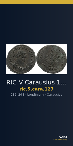 RIC V Carausius 127 — CANOA