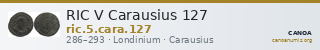 RIC V Carausius 127 — CANOA