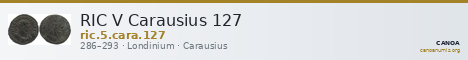 RIC V Carausius 127 — CANOA
