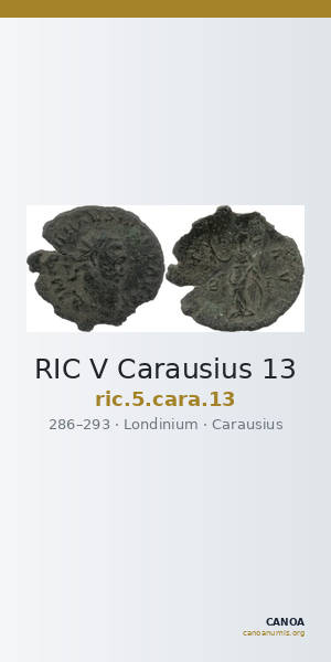 RIC V Carausius 13 — CANOA