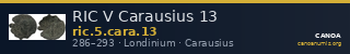 RIC V Carausius 13 — CANOA
