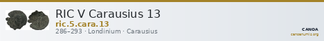 RIC V Carausius 13 — CANOA