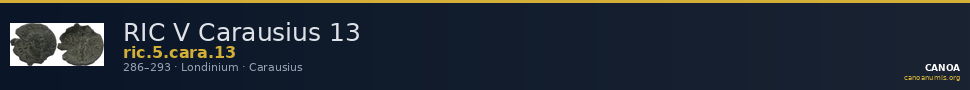 RIC V Carausius 13 — CANOA