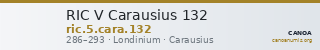 RIC V Carausius 132 — CANOA