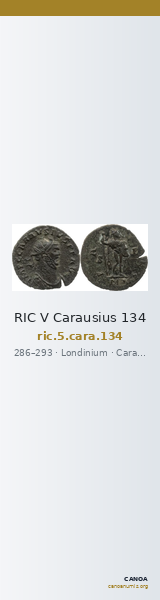 RIC V Carausius 134 — CANOA