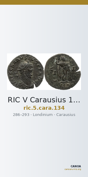RIC V Carausius 134 — CANOA