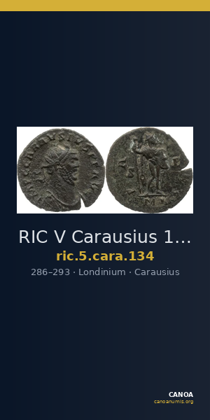 RIC V Carausius 134 — CANOA