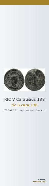 RIC V Carausius 138 — CANOA