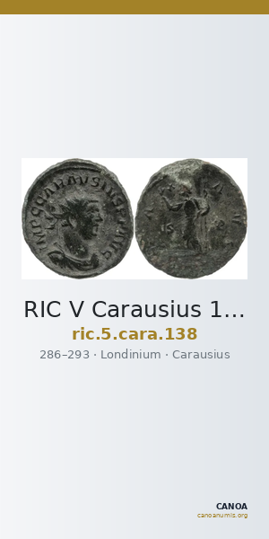 RIC V Carausius 138 — CANOA