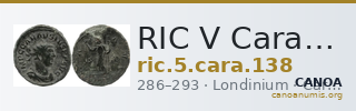 RIC V Carausius 138 — CANOA