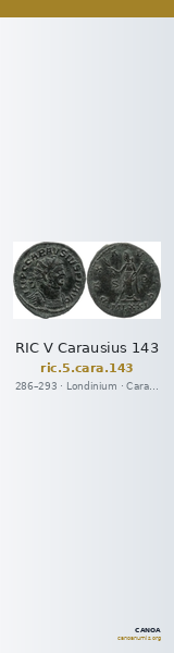 RIC V Carausius 143 — CANOA