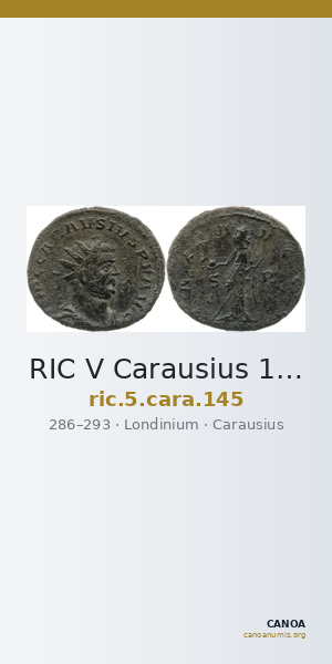 RIC V Carausius 145 — CANOA