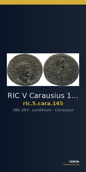 RIC V Carausius 145 — CANOA
