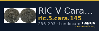 RIC V Carausius 145 — CANOA