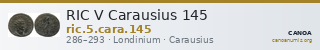 RIC V Carausius 145 — CANOA