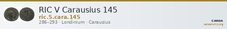 RIC V Carausius 145 — CANOA