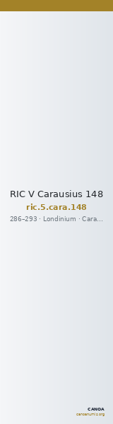 RIC V Carausius 148 — CANOA
