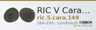 RIC V Carausius 149 — CANOA