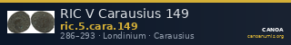 RIC V Carausius 149 — CANOA