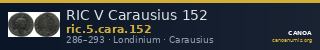 RIC V Carausius 152 — CANOA