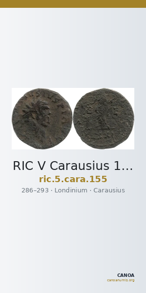 RIC V Carausius 155 — CANOA