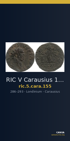 RIC V Carausius 155 — CANOA