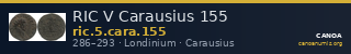 RIC V Carausius 155 — CANOA