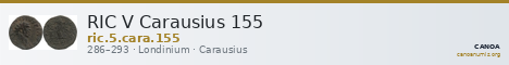 RIC V Carausius 155 — CANOA