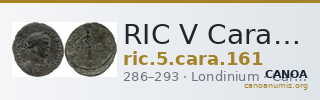 RIC V Carausius 161 — CANOA