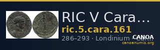 RIC V Carausius 161 — CANOA