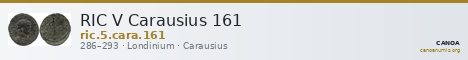 RIC V Carausius 161 — CANOA