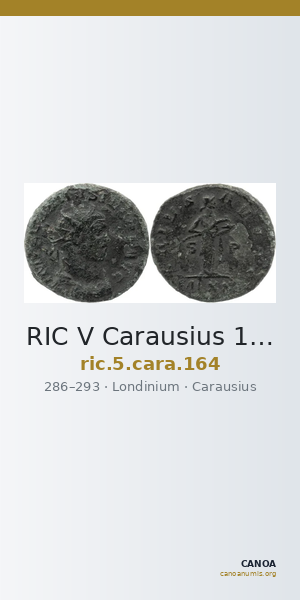 RIC V Carausius 164 — CANOA