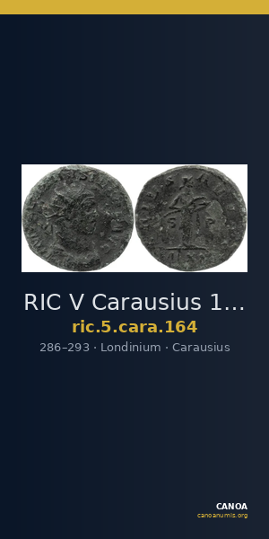 RIC V Carausius 164 — CANOA