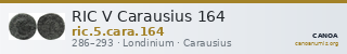 RIC V Carausius 164 — CANOA