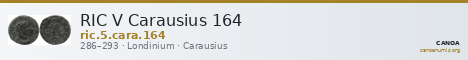 RIC V Carausius 164 — CANOA