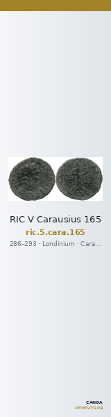 RIC V Carausius 165 — CANOA