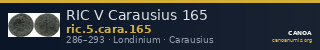 RIC V Carausius 165 — CANOA