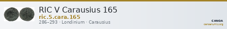 RIC V Carausius 165 — CANOA