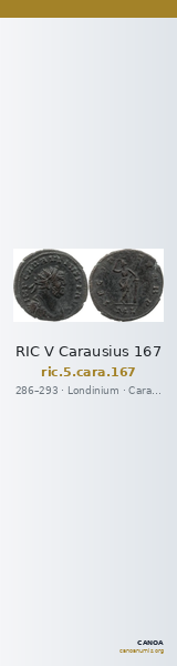 RIC V Carausius 167 — CANOA