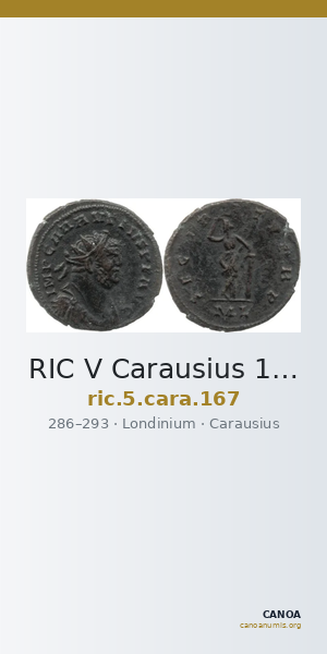 RIC V Carausius 167 — CANOA