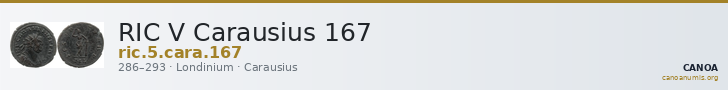 RIC V Carausius 167 — CANOA