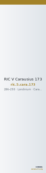 RIC V Carausius 173 — CANOA