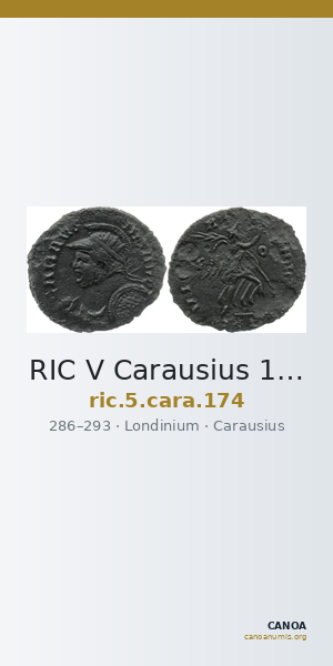 RIC V Carausius 174 — CANOA