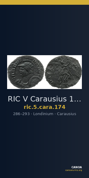 RIC V Carausius 174 — CANOA