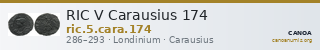 RIC V Carausius 174 — CANOA